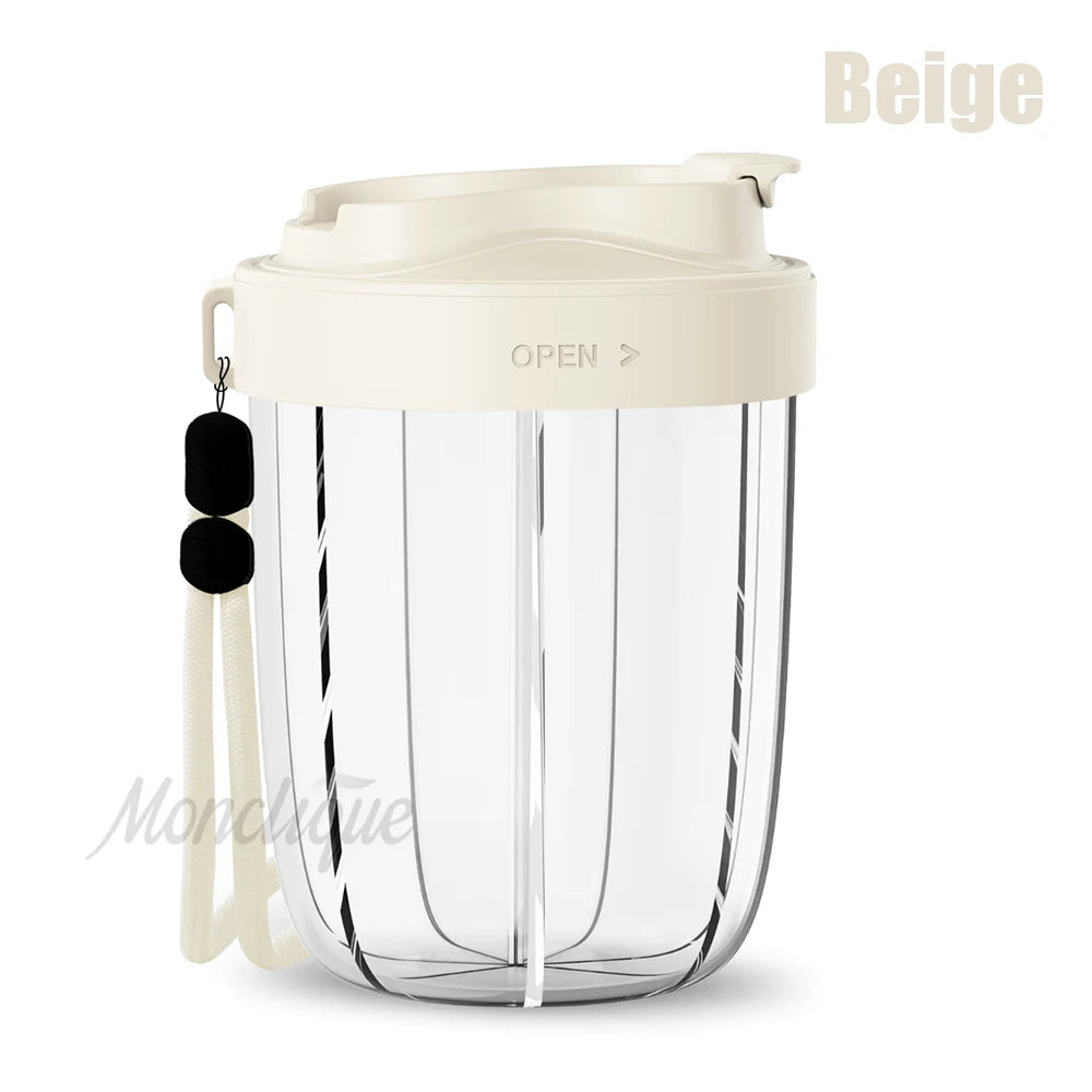 7 Grids Large Pill Cup Bottle Organizer Supplement Organizer for Holding 7 Various Vitamins Travel Pill Case Box Straw Container