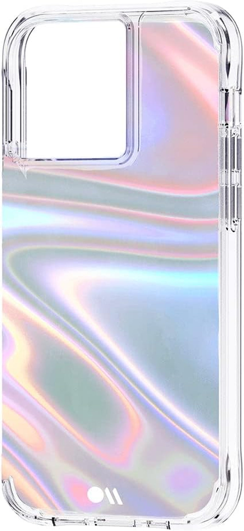 Case-Mate Soap Bubble Iphone 13 Pro Case [10Ft Drop Protection] [Wireless Charging Compatible] Luxury Cover for Iphone 13 Pro 6.1" - Iridescent Swirl Effect. Anti-Scratch, Shock Absorbing - Iridescent