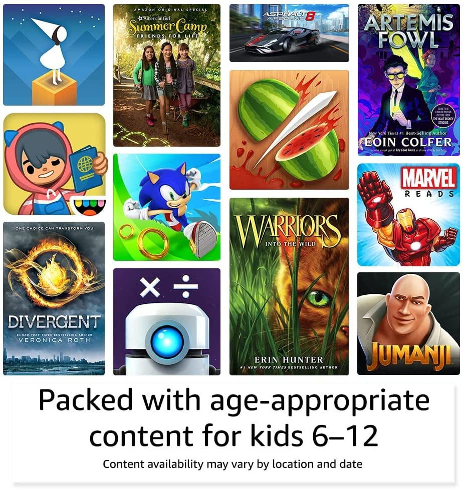 Amazon Fire HD 8 Kids Pro Tablet, 8" HD, Ages 6–12, 32 GB, (2021 Release), Doodle