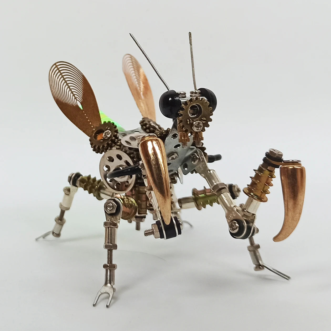 3D Metal Handmade Assembly Model DIY Mechanical Precision Insect Dragonfly Spider Mantis High Difficulty Birthday Gift