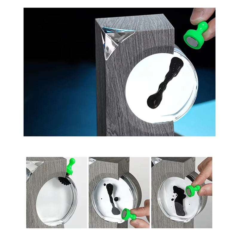 -A15I Ferrofluid Music Rhythm Lamp Ferrofluid Magnetic Liquid Pickup Equipment Visual Music Pickup Desktop Sound Partner B