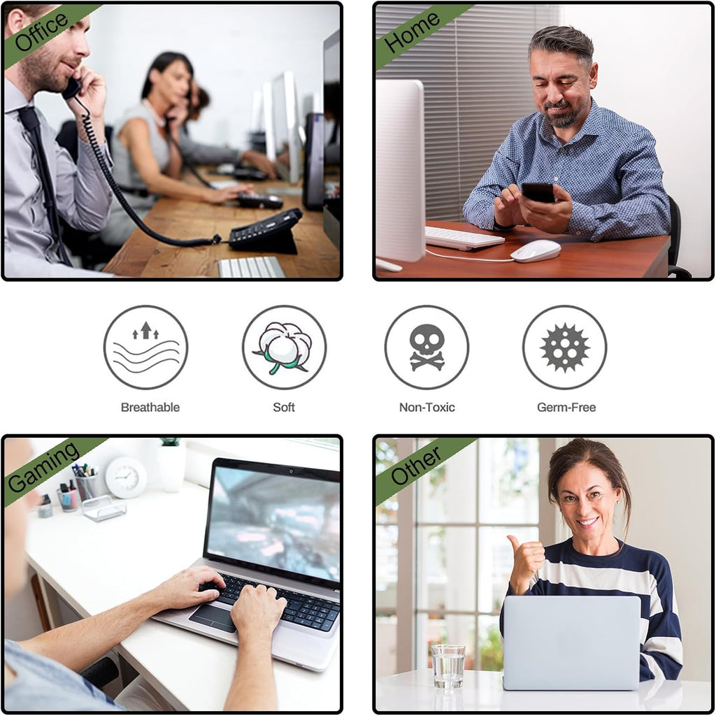 ARTSO Black Large Desk Mat,Xxl Gaming Mouse Pad,Non Slip Desk Pad with Rubber Base,Floral Extended Keyboard Mat with Stitched Edges for Office Home School