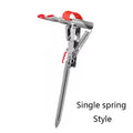 1Pcs Automatic Double Spring Angle Fishing Pole Foldable Anti-Rust Steel Fishing Pole Holder Sea Rod Fishing Tackle Dropship